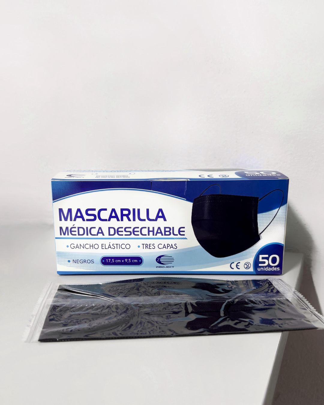 Tapabocas negro